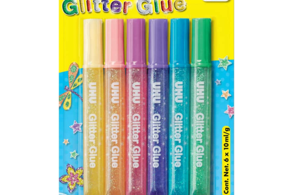 Colla glitter Uhu Shiny 10 ml  Conf. 6 pezzi - 39086