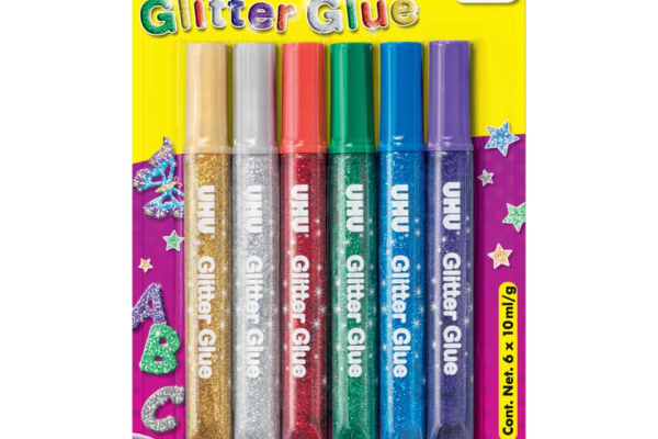 Colla Glitter Uhu Original colori assortiti 6x10 ml - 39017