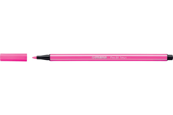 Pennarello Stabilo Pen 68 1 mm  rosa fluo - 68/056