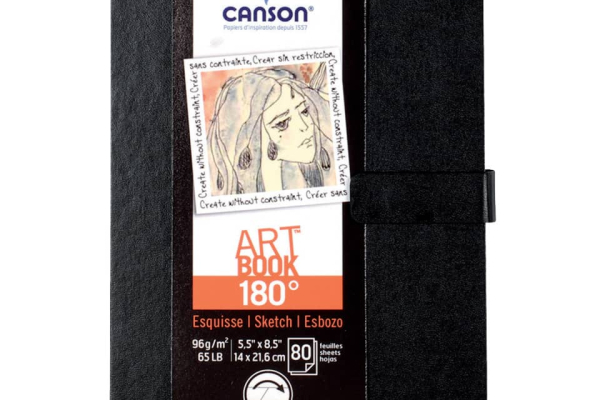 Sketchbook da disegno Canson Art Book 180° 14x21,6 cm - 80 fogli C200006460