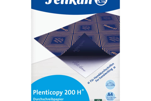 Carta da ricalco Pelikan Plenticopy 200H blu confezione 10 fogli - 434738