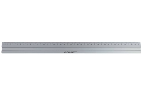 Righello Q-Connect alluminio argento 40 cm E-10292 IA