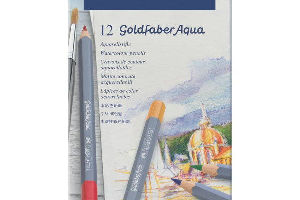 Matite acquarellabili Goldfaber Aqua Faber-Castell 12 colori Conf. 12 pezzi 114612