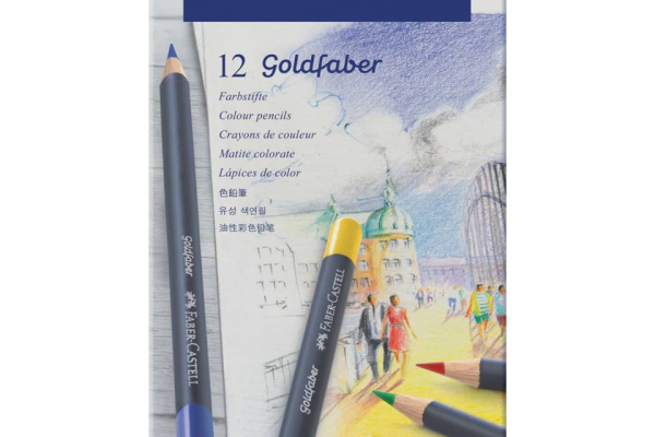 Matite colorate  permanenti Goldfaber Faber-Castell 12 colori Con. 12 pezzi - 114712