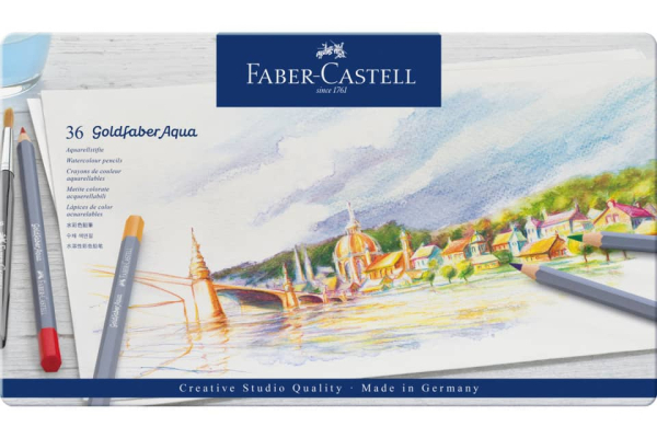Matite acquarellabili Goldfaber Aqua Faber-Castell 36 colori Conf. 36 pezzi - 114636