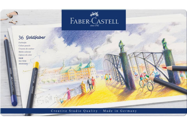 Matite colorate  permanenti Goldfaber Faber-Castell 36 colori Con. 36 pezzi -114736