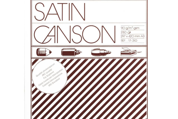 Carta lucida Canson Calque Satin 90/95 g/m² A3 Conf. 250 pezzi - C200017310