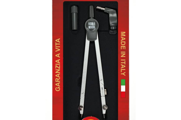 Compassiera 3 pezzi KOH-I-NOOR zama 2 aste snodate H9109N