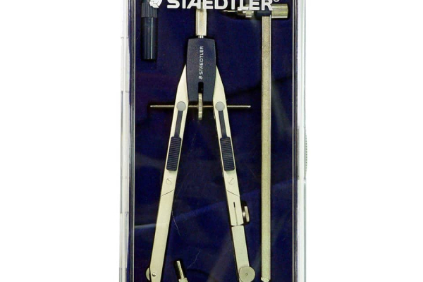 Compasso a frizione Staedtler Frizion 557 nichel e blu 557 02SK-I