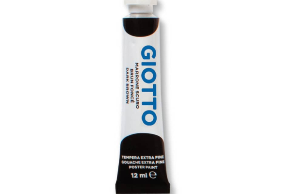 Tempera GIOTTO Extra 12 ml marrone scuro  35202300