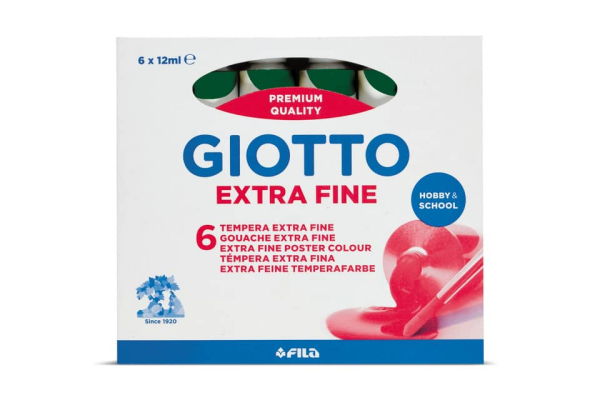 Tempera GIOTTO Extra 12 ml verde smeraldo 35201400