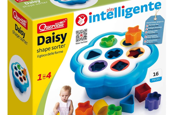 Gioco educativo  Quercetti Daisy Shape Sorter gioco delle forme e dei colori - colori assortiti - 242