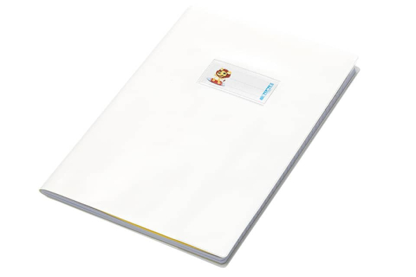 Copriquaderno con etichetta - Coprimaxi Beat A4 in PVC laccato spessore 180 μm CoLibrì bianco - PF02020104