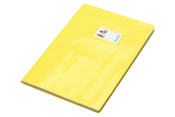 Copriquaderno con etichetta - Coprimaxi Beat A4 in PVC laccato spessore 180 μm CoLibrì giallo - PF02020107