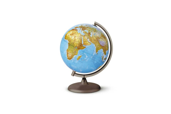Globo geografico con luce CWR diametro 25 cm 09351
