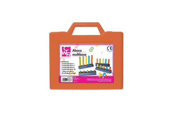 Valigetta abaco multibase + 45 cilindretti CWR assortiti 07737