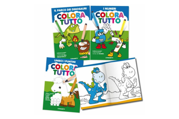 Album da colorare Blasetti - finitura punto metallico - fantasie assortite 6243