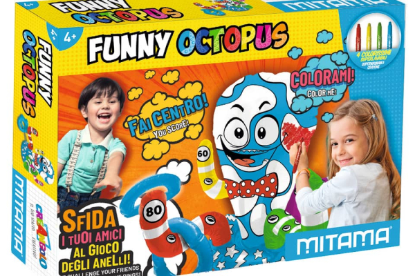 Gioco con colori Mitama Funny Octopus assortiti elementi assortiti 62865
