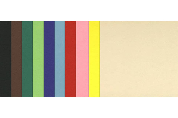 Cartoncini colorati Maxipack COLORLINE 70x100 cm 100 fogli 220 g/m² Canson 10 colori assortiti - C31074S058