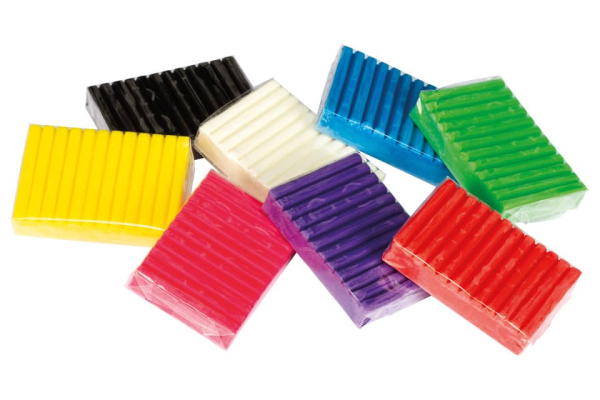 Astuccio da 8 panetti di plastilina vegetale 264 g Pongo colori assortiti classici - F603000
