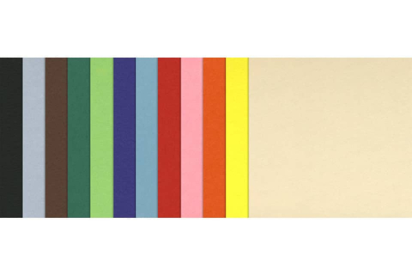 Cartoncini colorati Maxipack COLORLINE 50x70 cm 120 fogli 220 g/m² Canson 12 colori assortiti - C31074S057