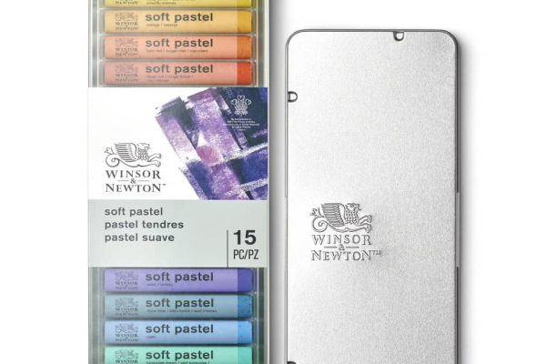 Set 15 pastelli morbidi per artisti - colori vivaci Winsor&Newton - assortiti 1790001
